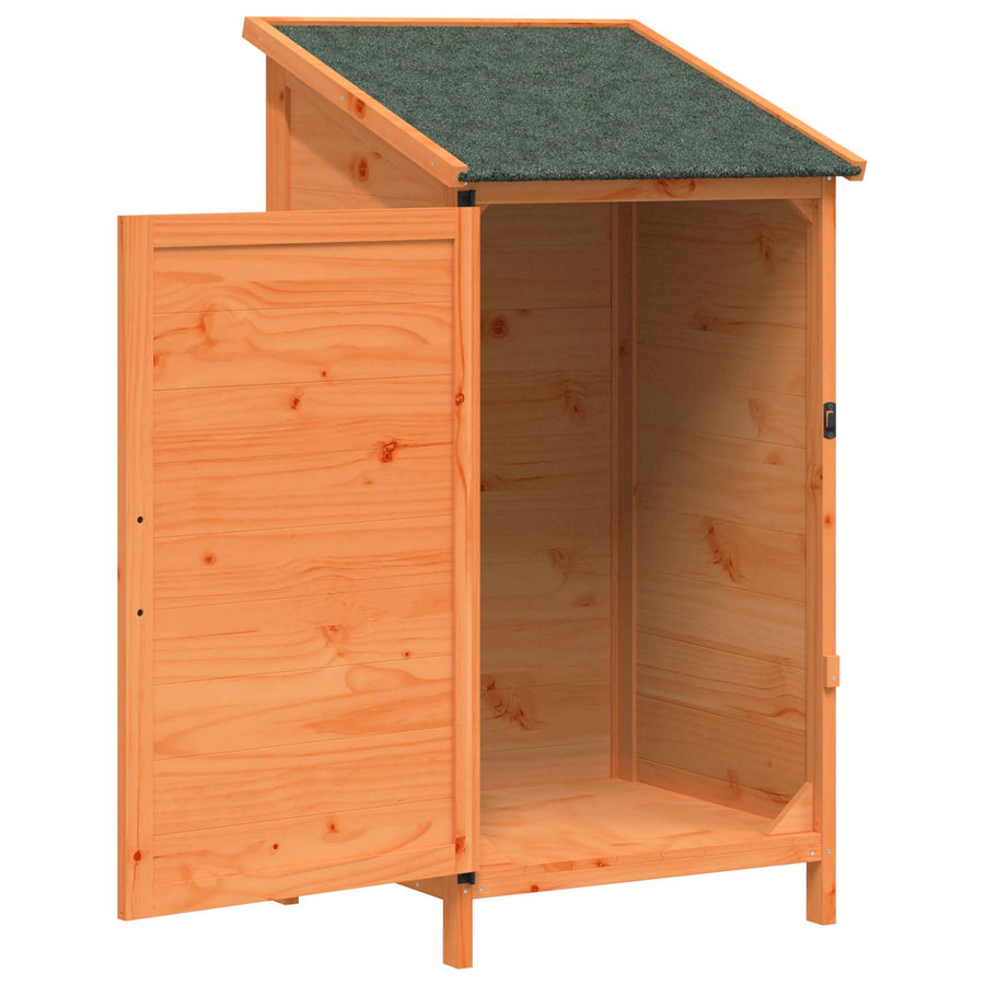 Tuinschuur Bruin 59,5 x 56 x 113,5 cm Bewerkt hout