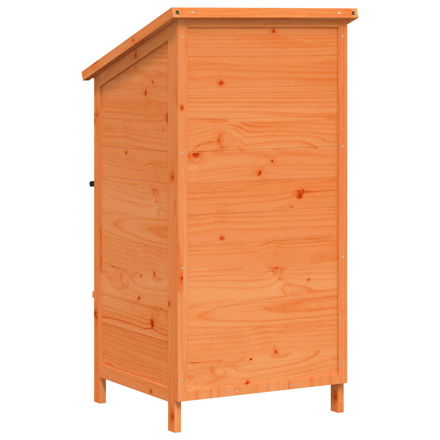 Tuinschuur Bruin 59,5 x 56 x 113,5 cm Bewerkt hout