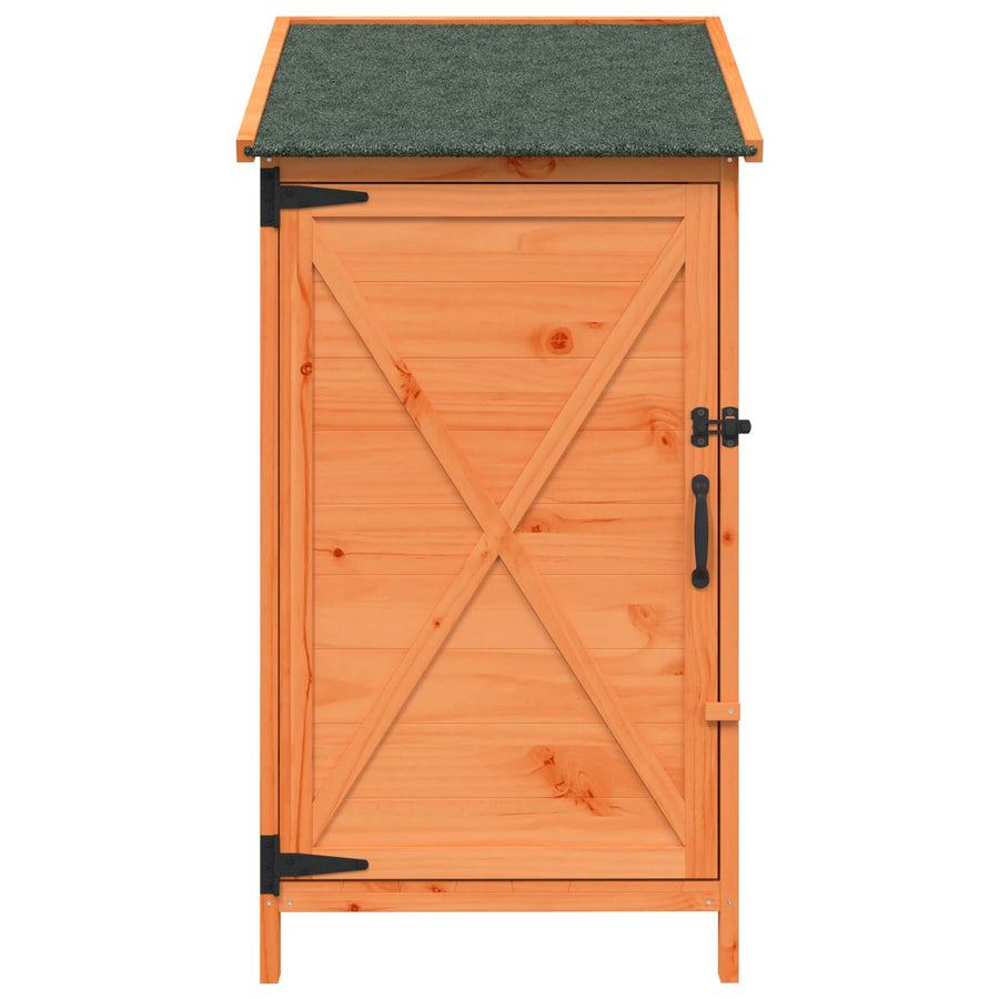 Tuinschuur Bruin 59,5 x 56 x 113,5 cm Bewerkt hout