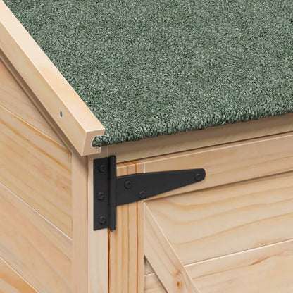 Tuinschuur Naturel 106 x 56 x 113,5 cm Bewerkt hout