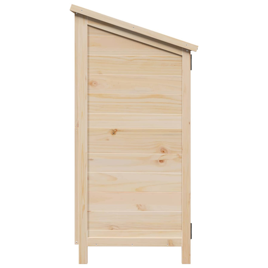 Tuinschuur Naturel 106 x 56 x 113,5 cm Bewerkt hout