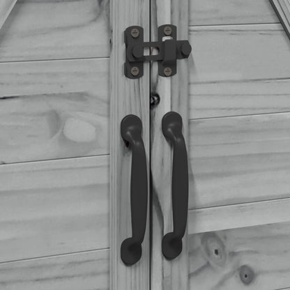 Tuinschuur Grijs 106 x 56 x 113,5 cm Bewerkt hout