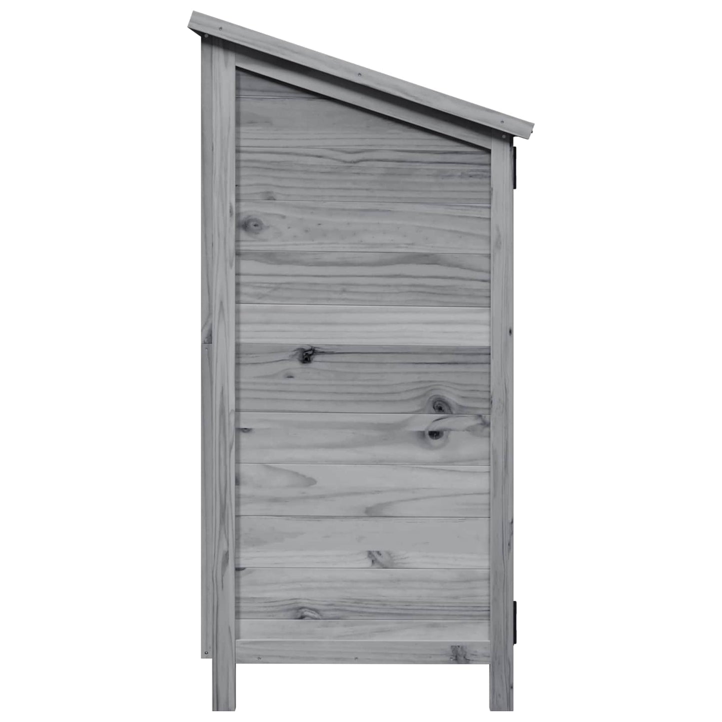 Tuinschuur Grijs 106 x 56 x 113,5 cm Bewerkt hout