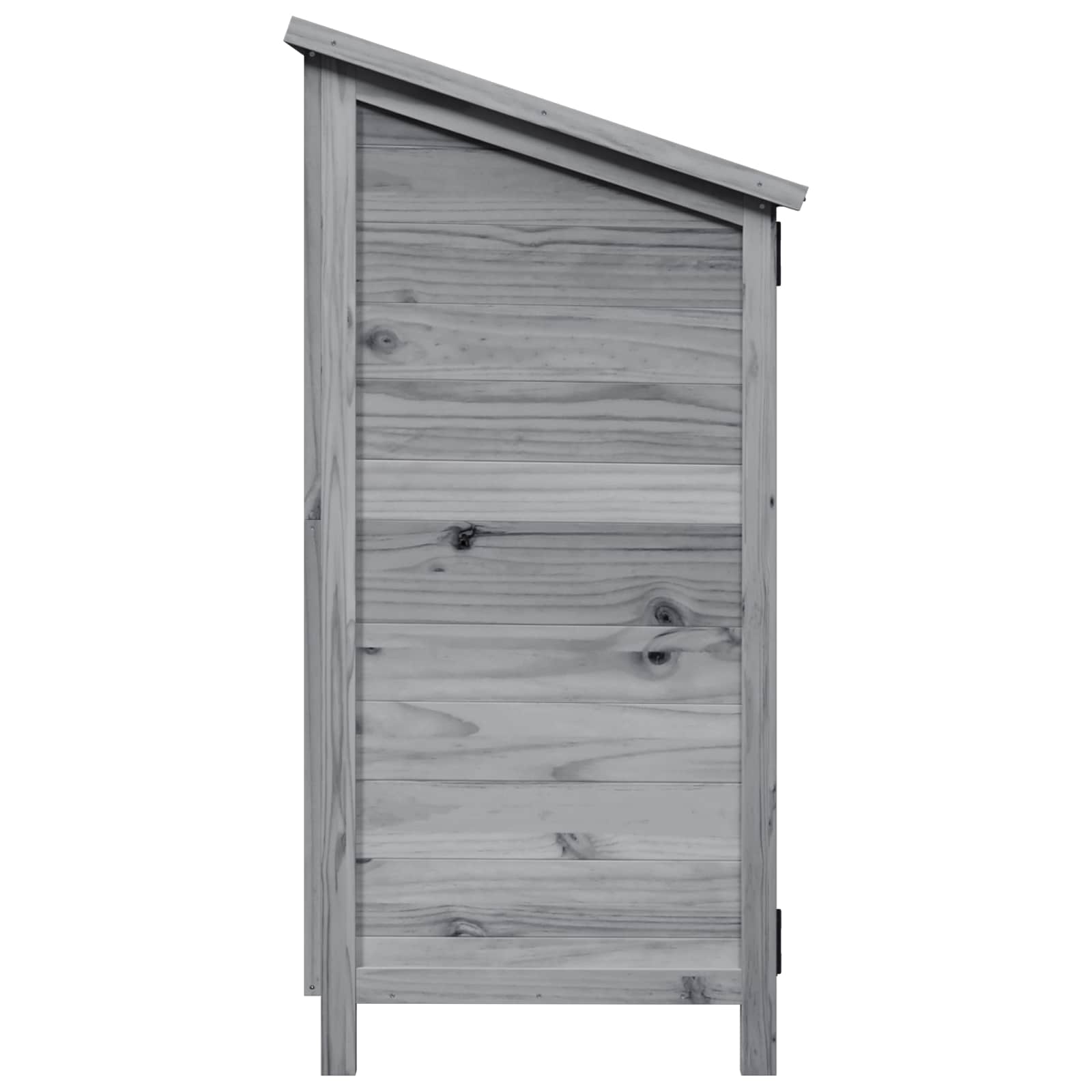 Tuinschuur Grijs 106 x 56 x 113,5 cm Bewerkt hout