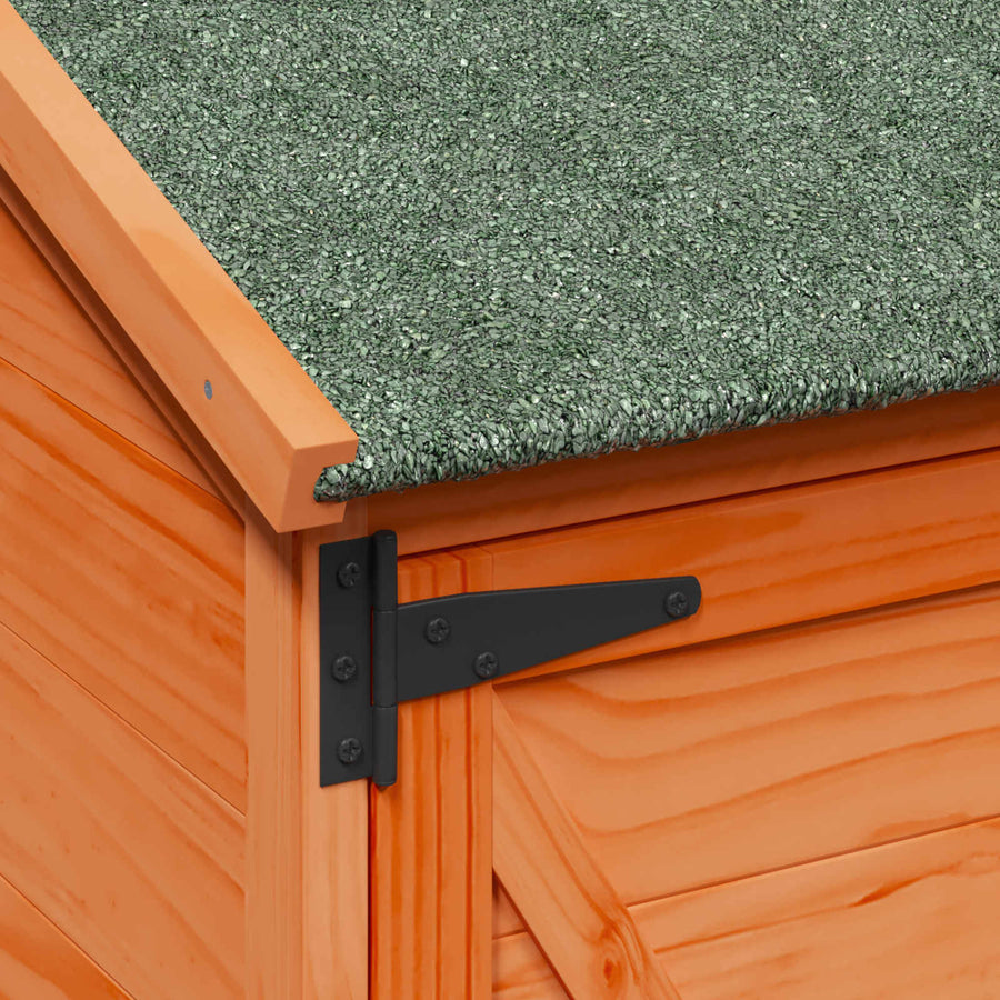 Tuinschuur Bruin 106 x 56 x 113,5 cm Bewerkt hout