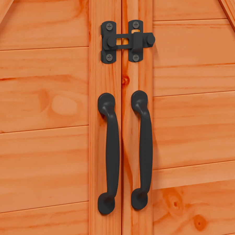 Tuinschuur Bruin 106 x 56 x 113,5 cm Bewerkt hout