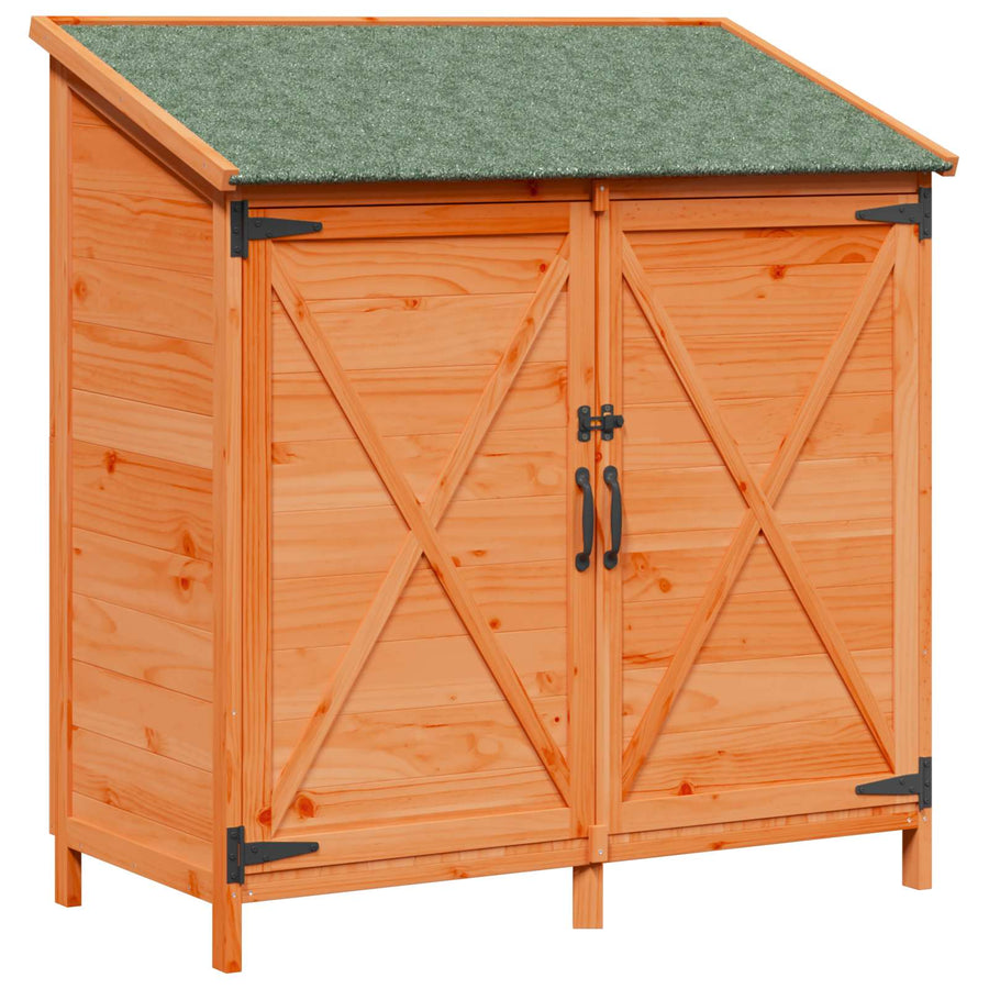 Tuinschuur Bruin 106 x 56 x 113,5 cm Bewerkt hout