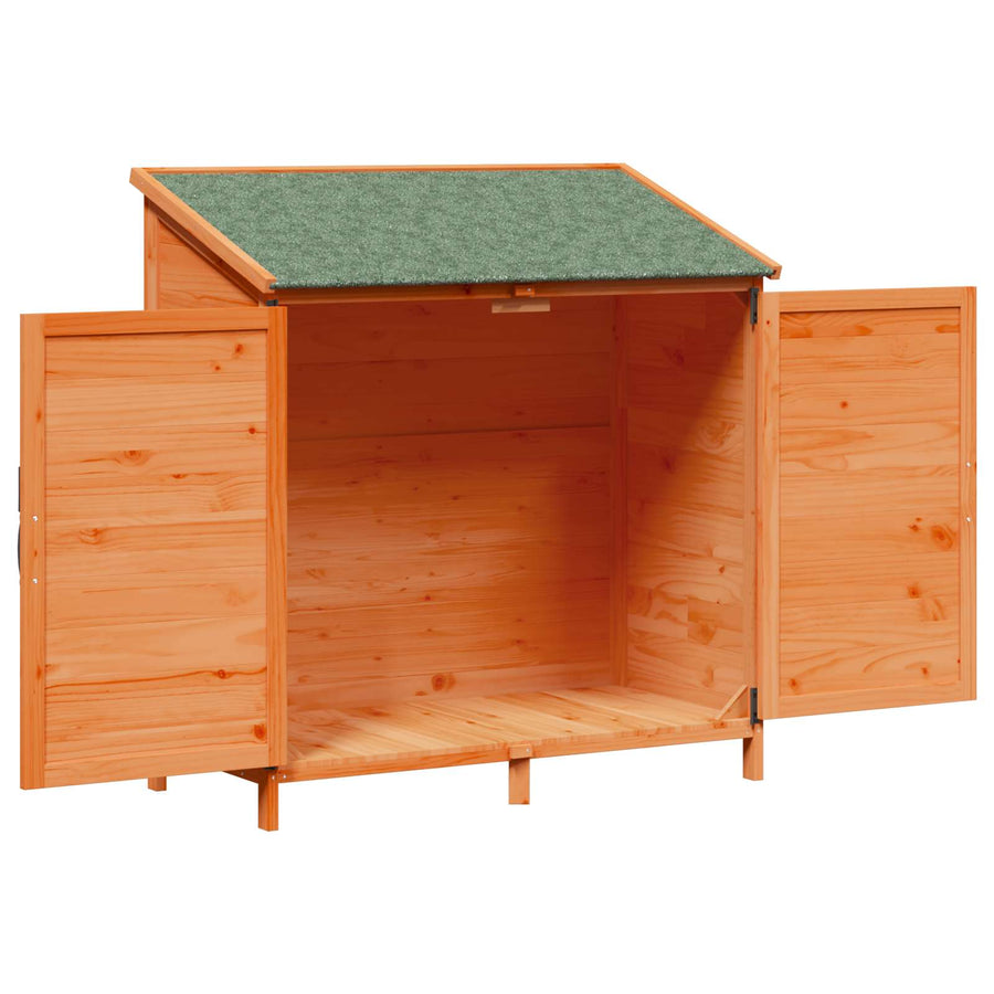 Tuinschuur Bruin 106 x 56 x 113,5 cm Bewerkt hout
