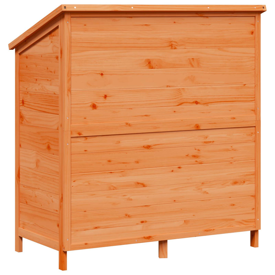 Tuinschuur Bruin 106 x 56 x 113,5 cm Bewerkt hout