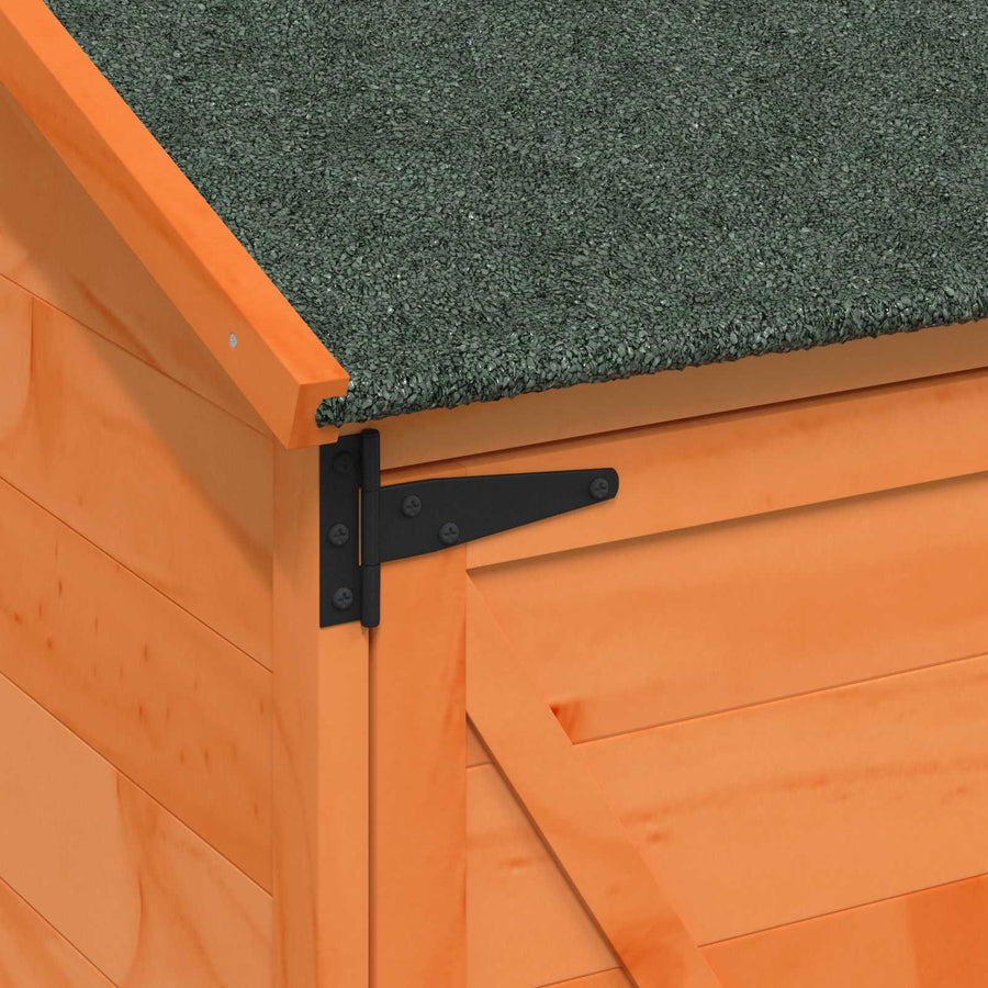 Tuinschuur Bruin 59,5 x 56 x 176,5 cm Bewerkt hout