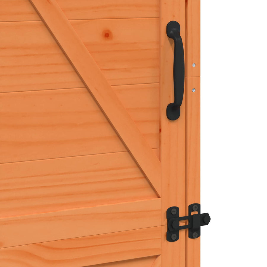Tuinschuur Bruin 59,5 x 56 x 176,5 cm Bewerkt hout