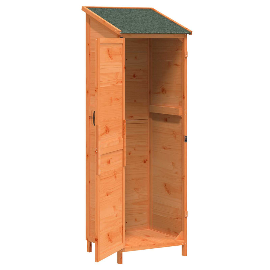 Tuinschuur Bruin 59,5 x 56 x 176,5 cm Bewerkt hout