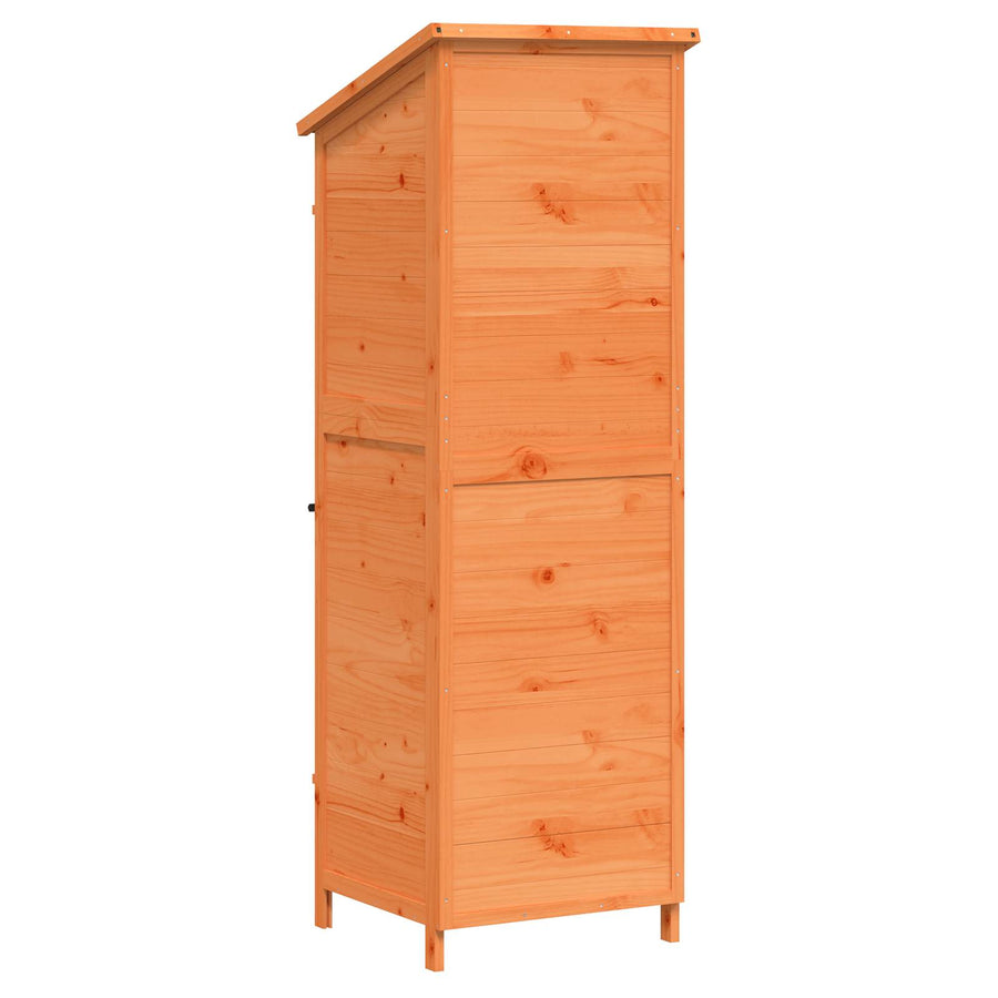 Tuinschuur Bruin 59,5 x 56 x 176,5 cm Bewerkt hout