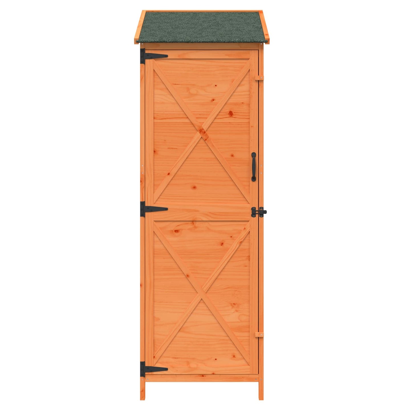 Tuinschuur Bruin 59,5 x 56 x 176,5 cm Bewerkt hout