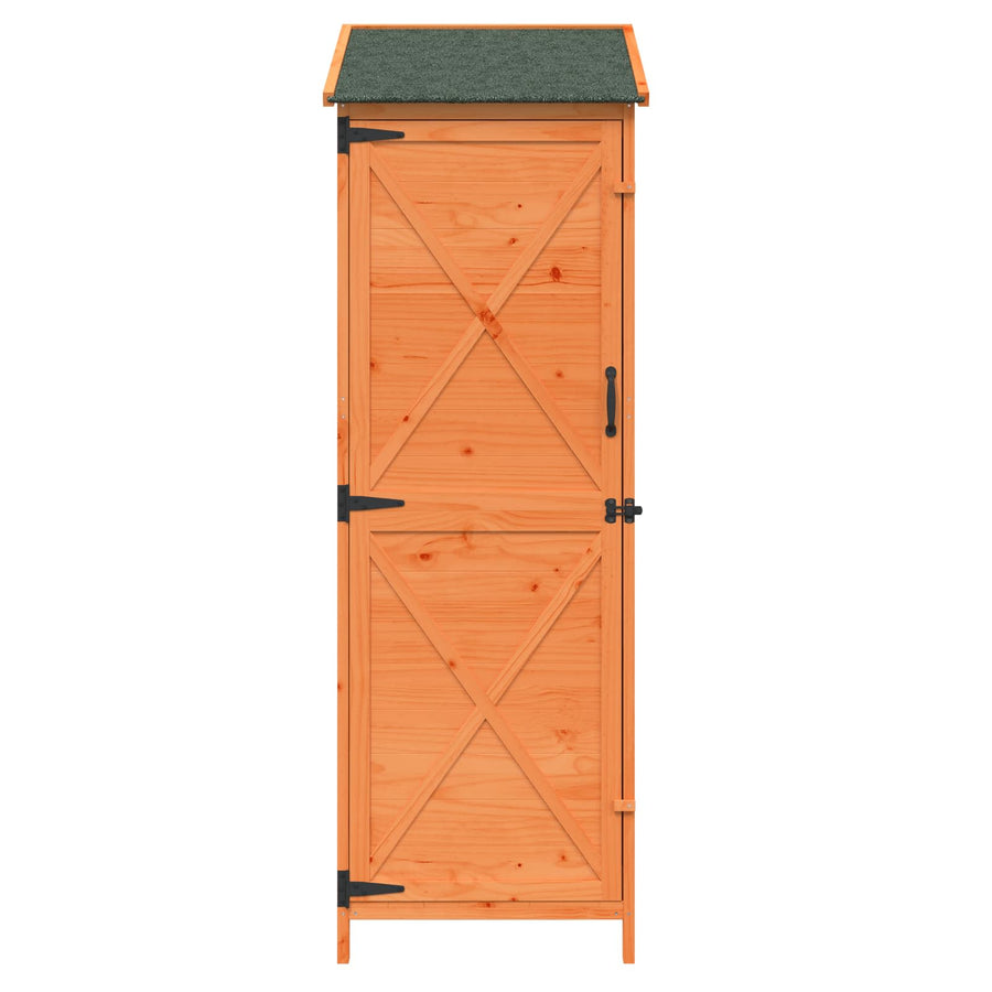 Tuinschuur Bruin 59,5 x 56 x 176,5 cm Bewerkt hout