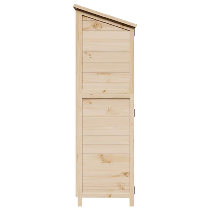Tuinschuur Naturel 106 x 56 x 176,5 cm Bewerkt hout