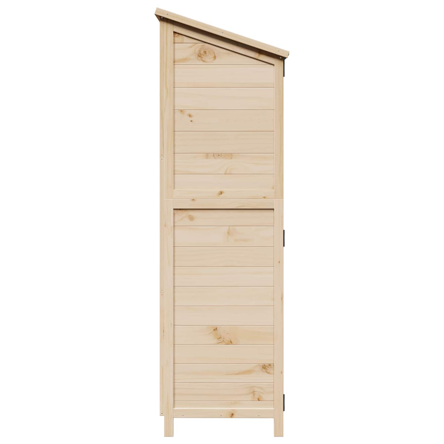 Tuinschuur Naturel 106 x 56 x 176,5 cm Bewerkt hout