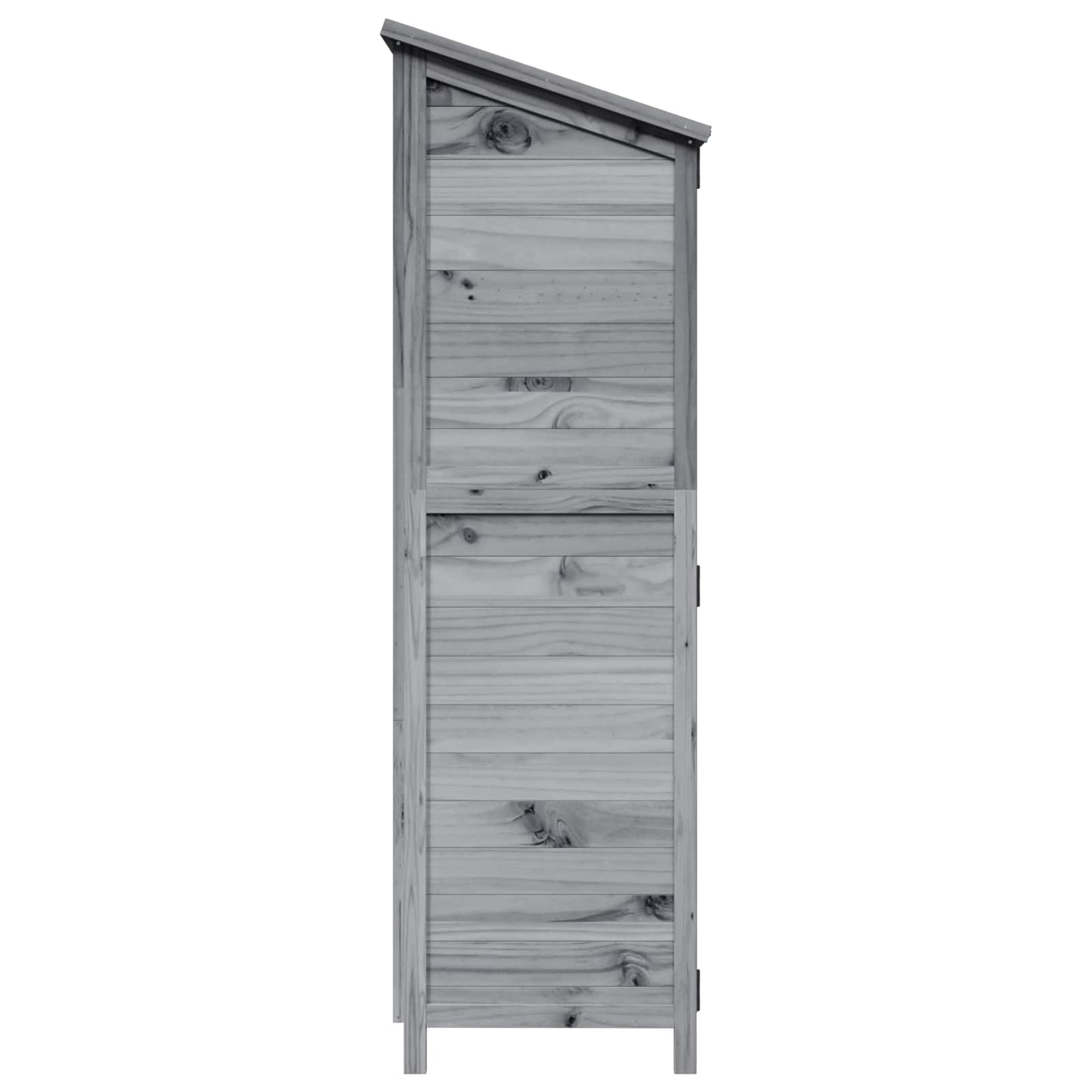 Tuinschuur Grijs 106 x 56 x 176,5 cm Bewerkt hout