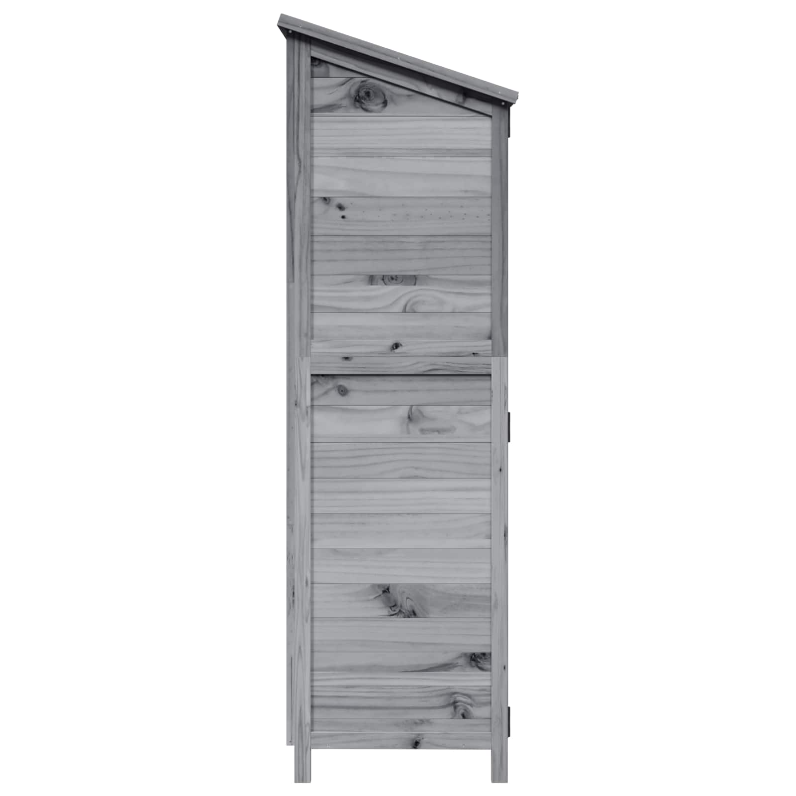 Tuinschuur Grijs 106 x 56 x 176,5 cm Bewerkt hout