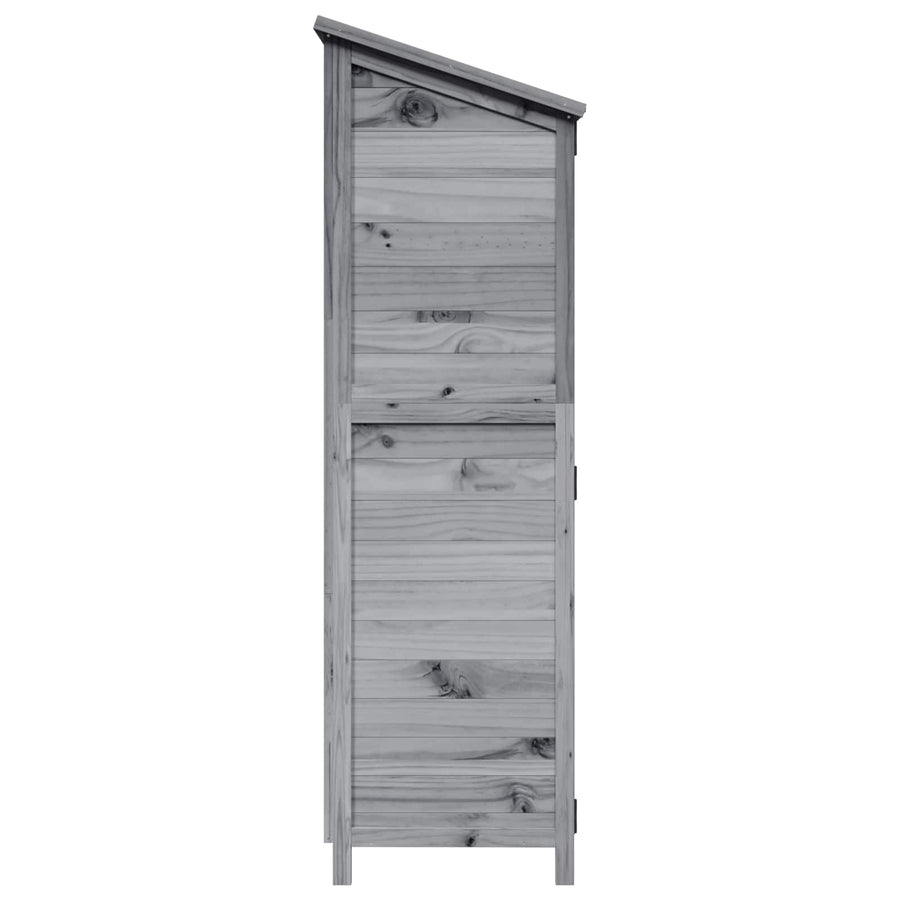 Tuinschuur Grijs 106 x 56 x 176,5 cm Bewerkt hout