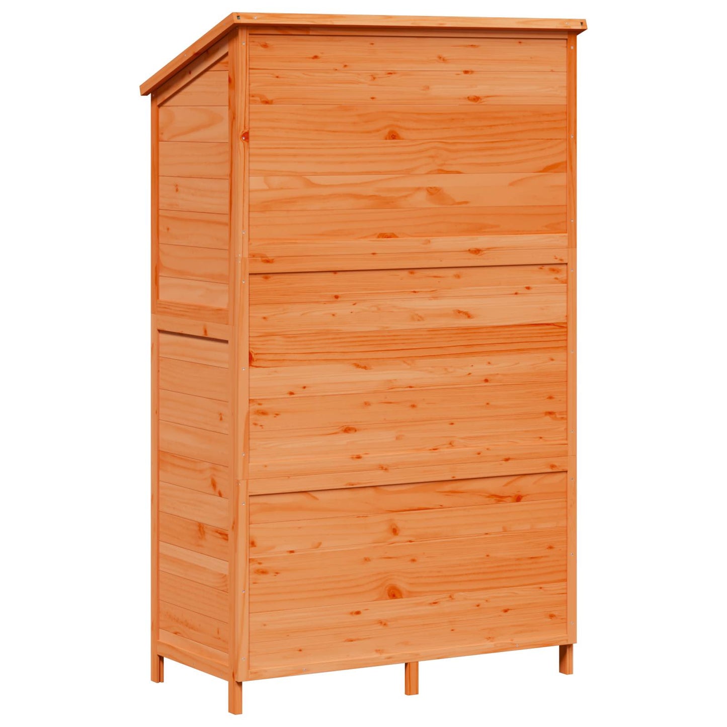 Tuinschuur Bruin 106 x 56 x 176,5 cm Bewerkt hout