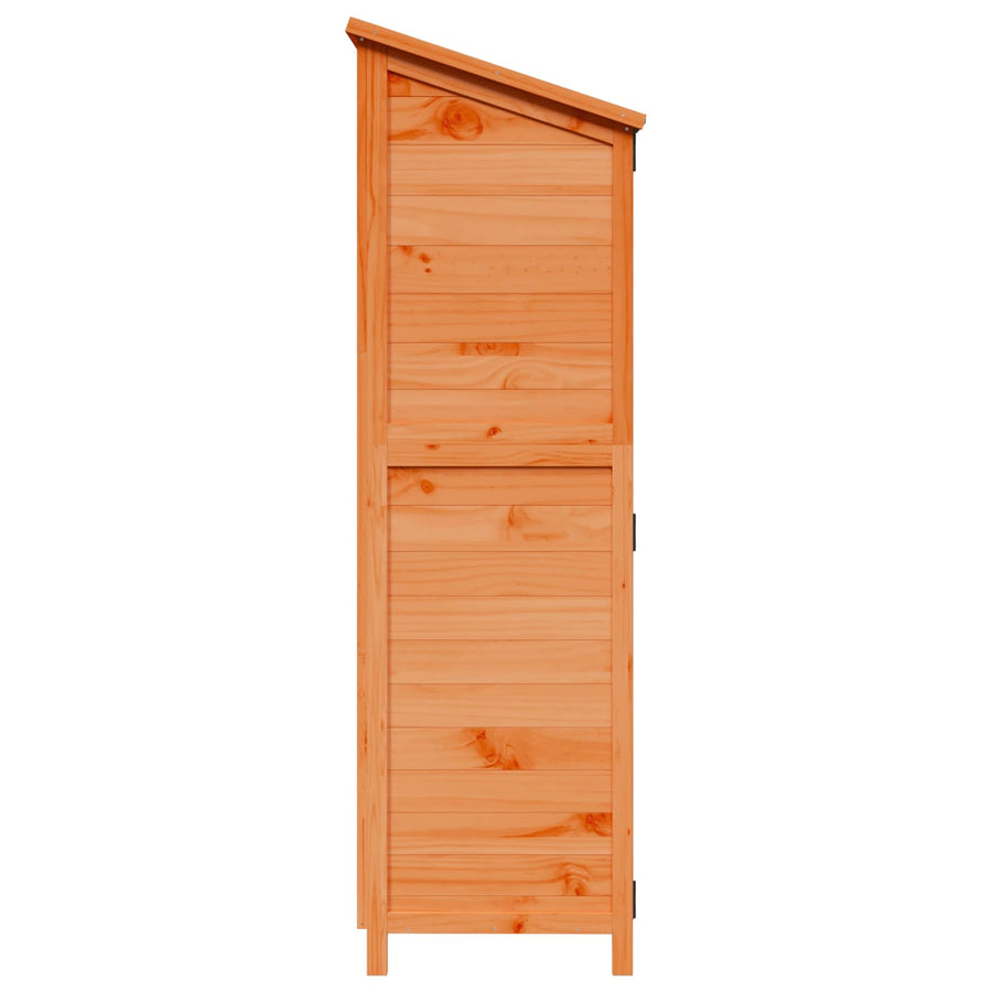 Tuinschuur Bruin 106 x 56 x 176,5 cm Bewerkt hout