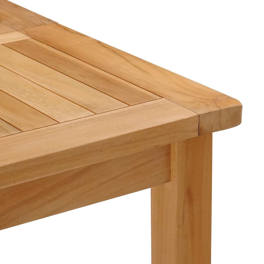 Buitenbarset 5 pcs Naturel Massief Teakhout
