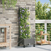 Plantenspiraal 132 cm lichtgrijs