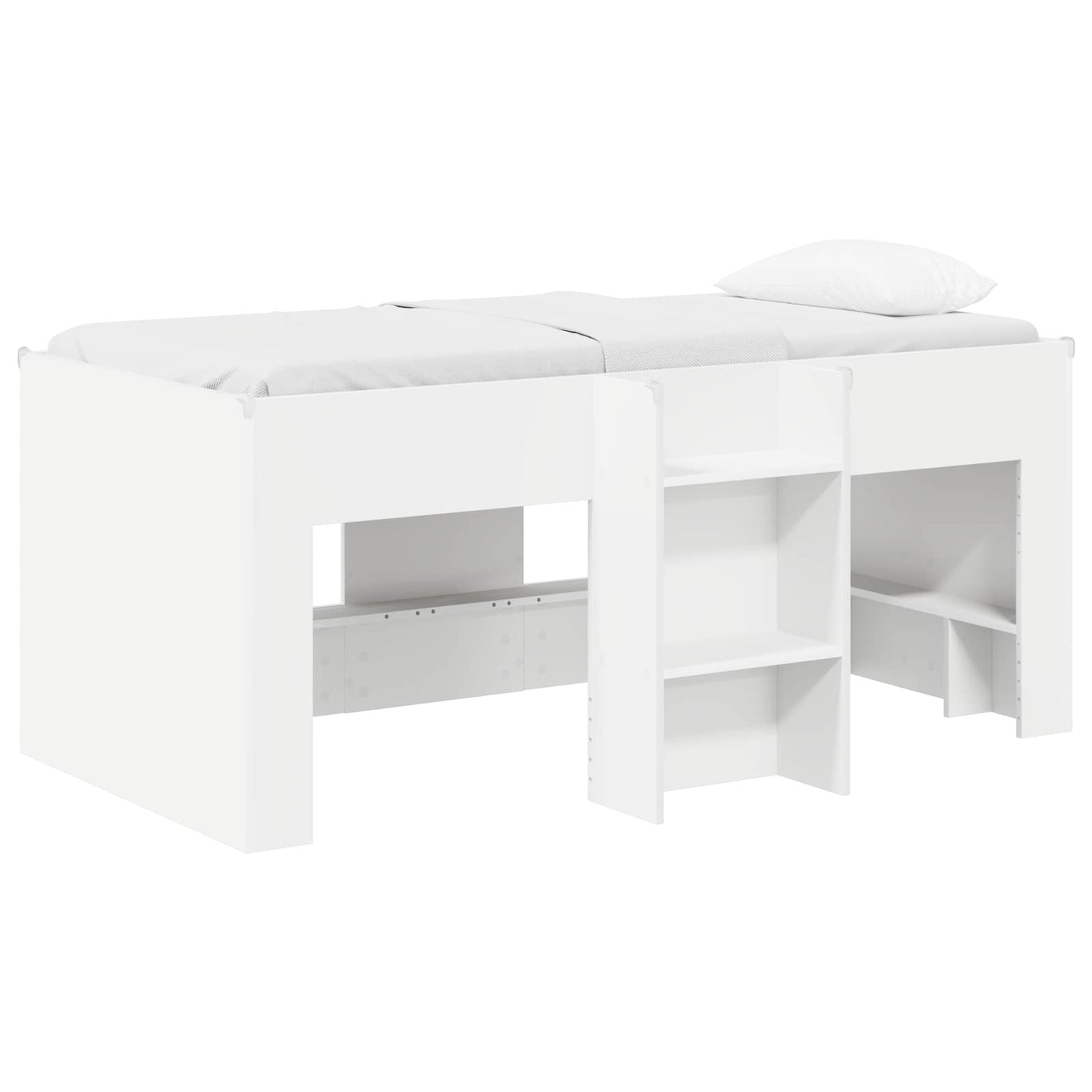 Kinder Hoogslaper 2 pcs Wit 163 x 101,1 x 68,5 cm Bewerkt hout