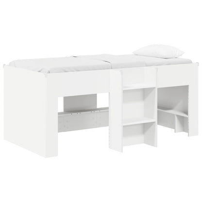 Kinder Hoogslaper 2 pcs Wit 163 x 101,1 x 68,5 cm Bewerkt hout