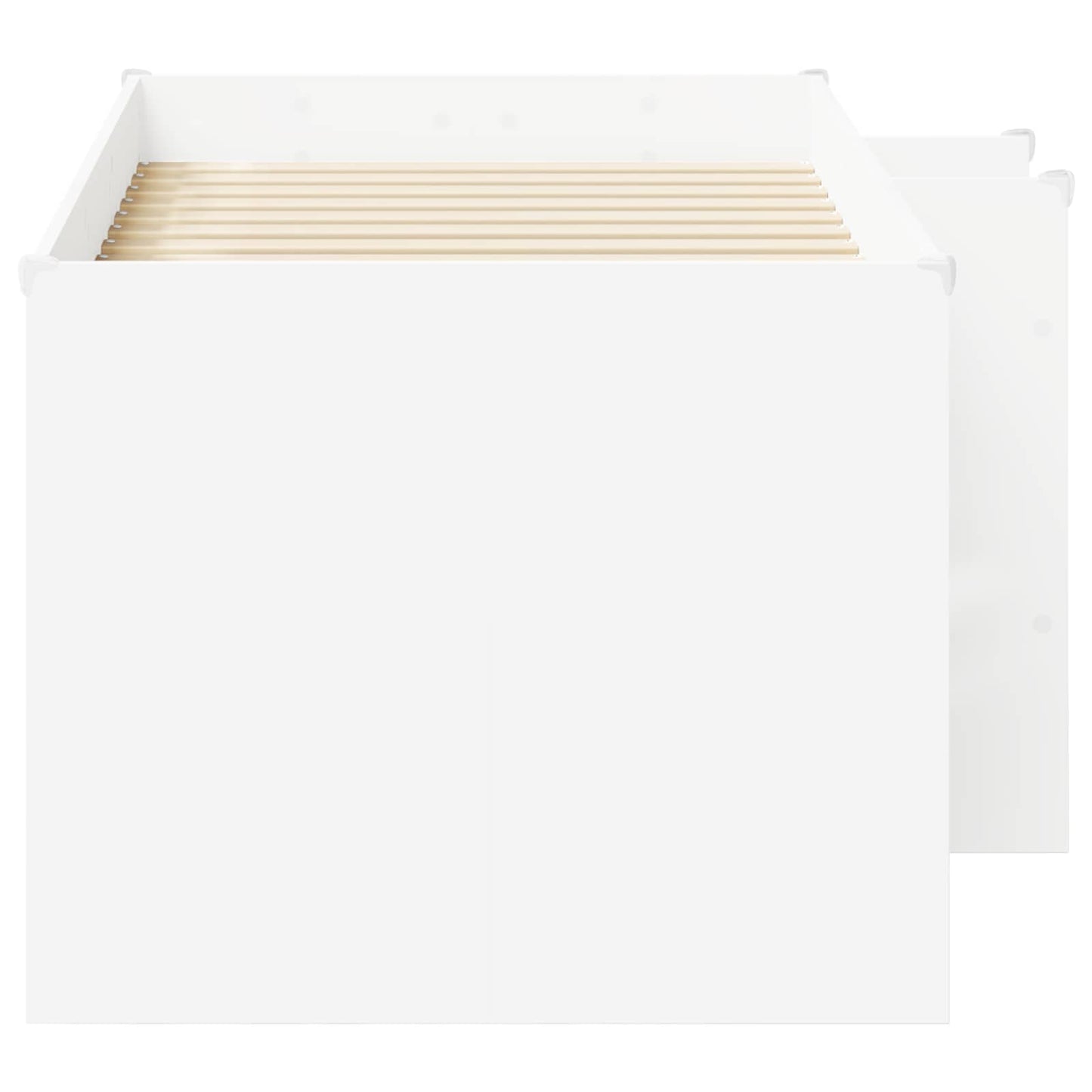 Kinder Hoogslaper 2 pcs Wit 163 x 101,1 x 68,5 cm Bewerkt hout