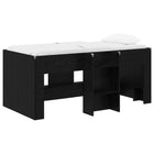 Children's Loft Bed 2 pcs Black oak 163 x 101.1 x 68.5 cm