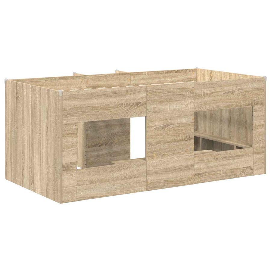 Kinder Hoogslaper 2 pcs Sonoma 163 x 101,1 x 68,5 cm