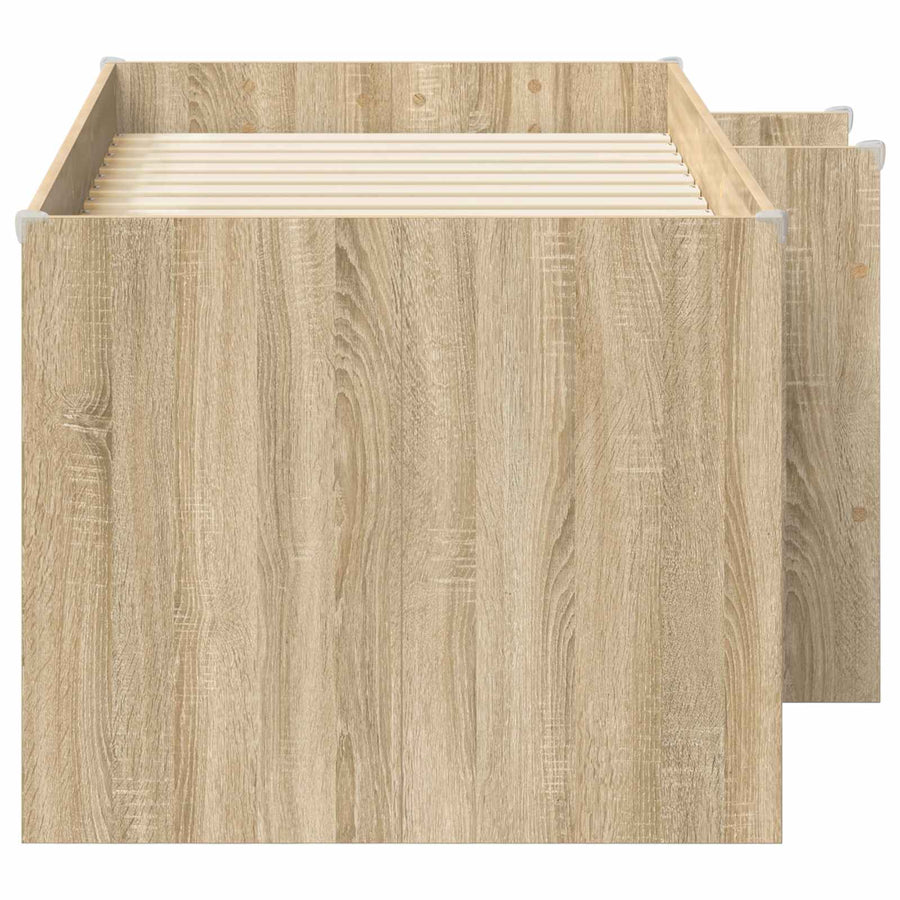Kinder Hoogslaper 2 pcs Sonoma 163 x 101,1 x 68,5 cm