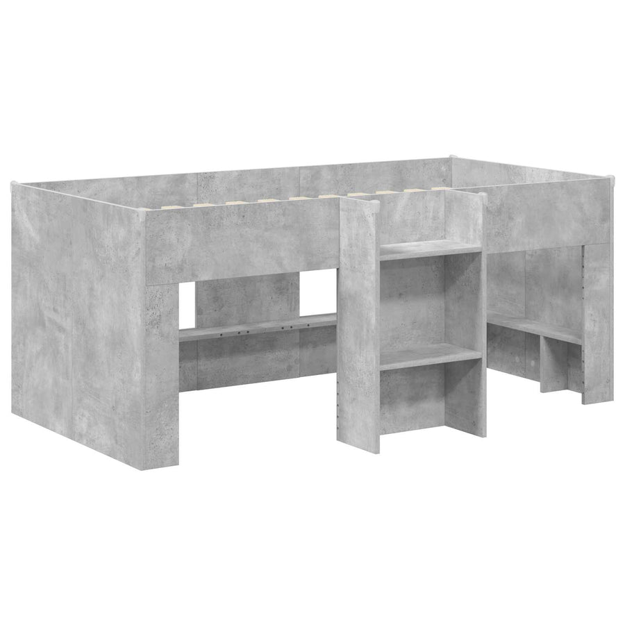 Kinder Hoogslaper 2 pcs Beton 163 x 101,1 x 68,5 cm