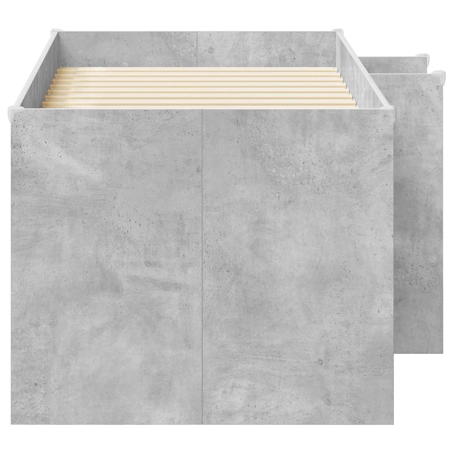 Kinder Hoogslaper 2 pcs Beton 163 x 101,1 x 68,5 cm