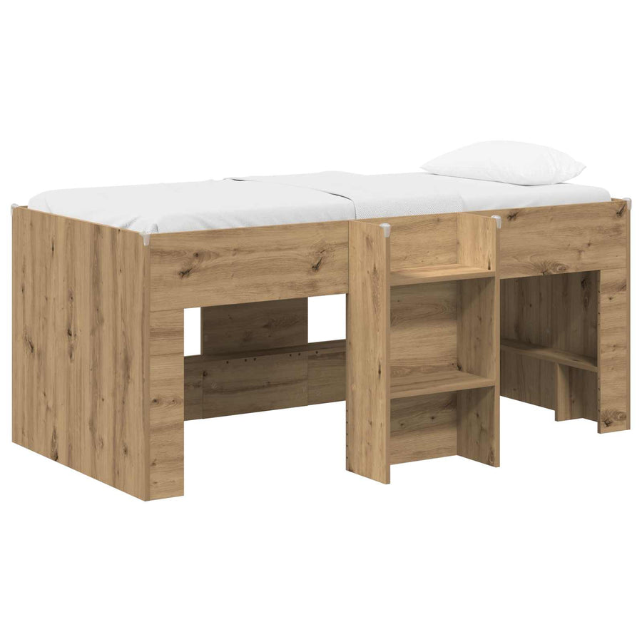 Kinder Hoogslaper 2 pcs Artisanaal eiken 163 x 101,1 x 68,5 cm