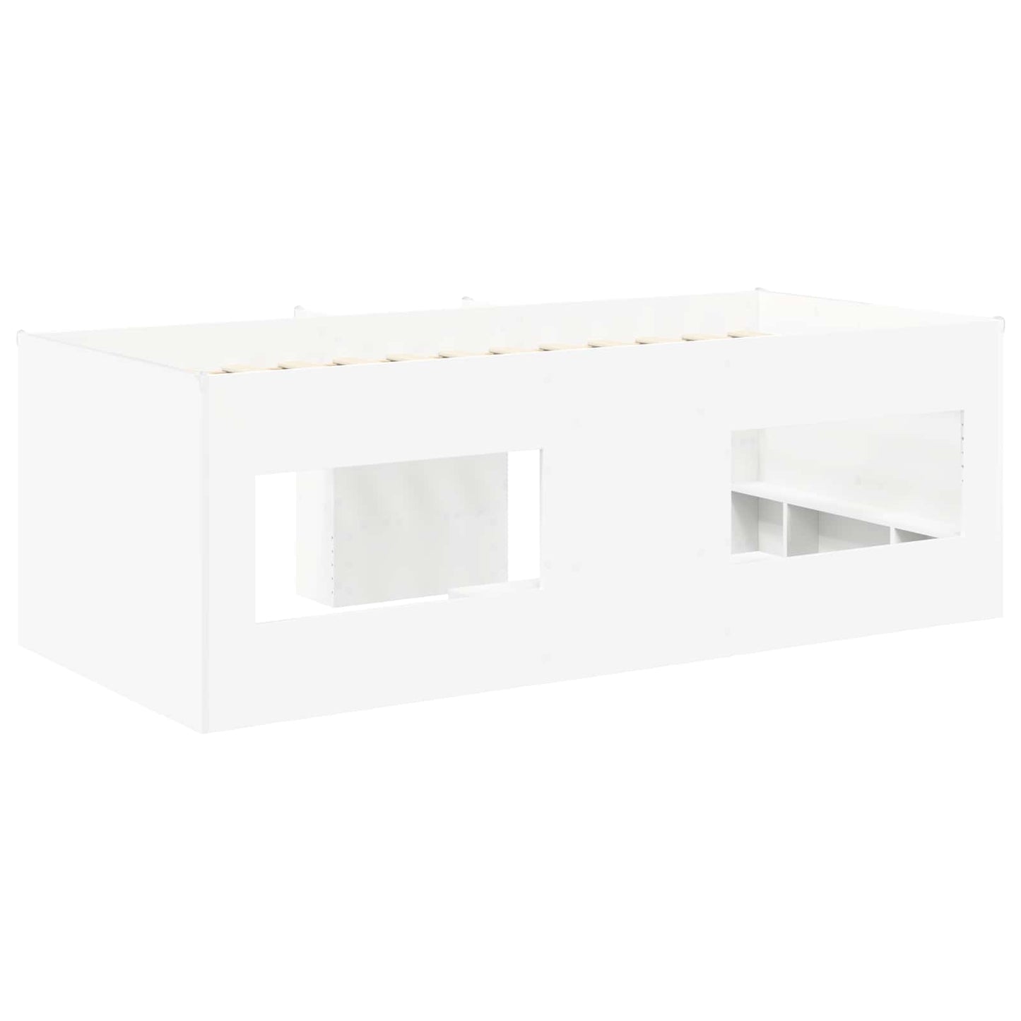Kinder Hoogslaper 2 pcs Wit 193 x 96,1 x 68,5 cm Bewerkt hout