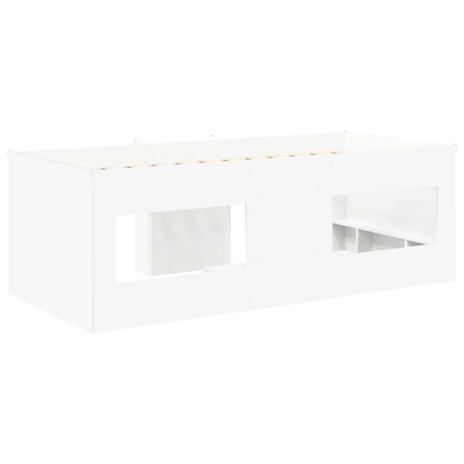 Kinder Hoogslaper 2 pcs Wit 193 x 96,1 x 68,5 cm Bewerkt hout