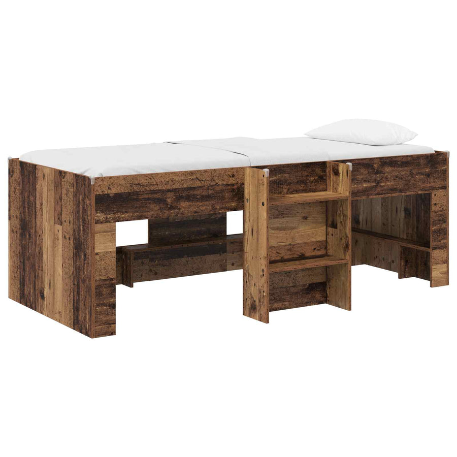 Kinder Hoogslaper 2 pcs Oud hout 193 x 96,1 x 68,5 cm