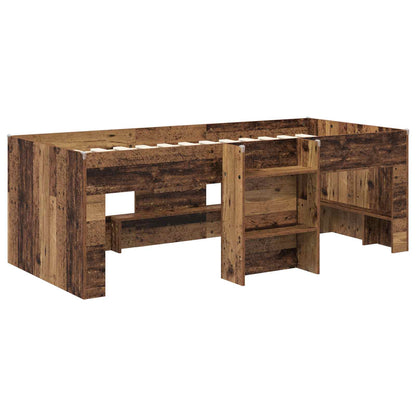 Kinder Hoogslaper 2 pcs Oud hout 193 x 96,1 x 68,5 cm