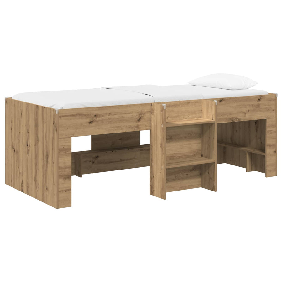 Kinder Hoogslaper 2 pcs Artisanaal eiken 193 x 96,1 x 68,5 cm