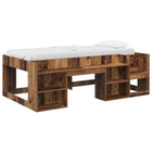 Youth bed frame with storage Old wood 98.5 x 200 cm