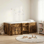 Hoogslaper met kast gerookt eiken 203x119,5x68,5 cm