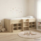 Loftbed met kast 203x101x68,5 cm Sonoma eiken bewerkt hout