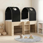 Kinderbed met tunnel 163x101x68,5 cm bewerkt hout
