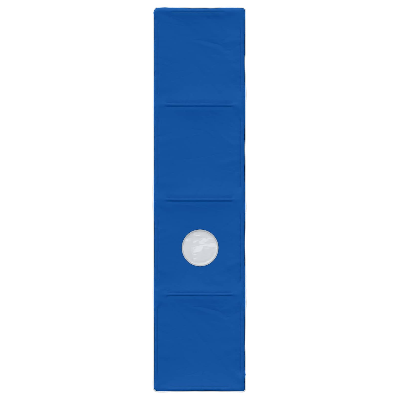 Bed met Tunnel 4 pcs Wit en Blauw Bewerkt hout