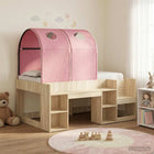 Bed 108,5x163x65 cm Sonoma eiken roze