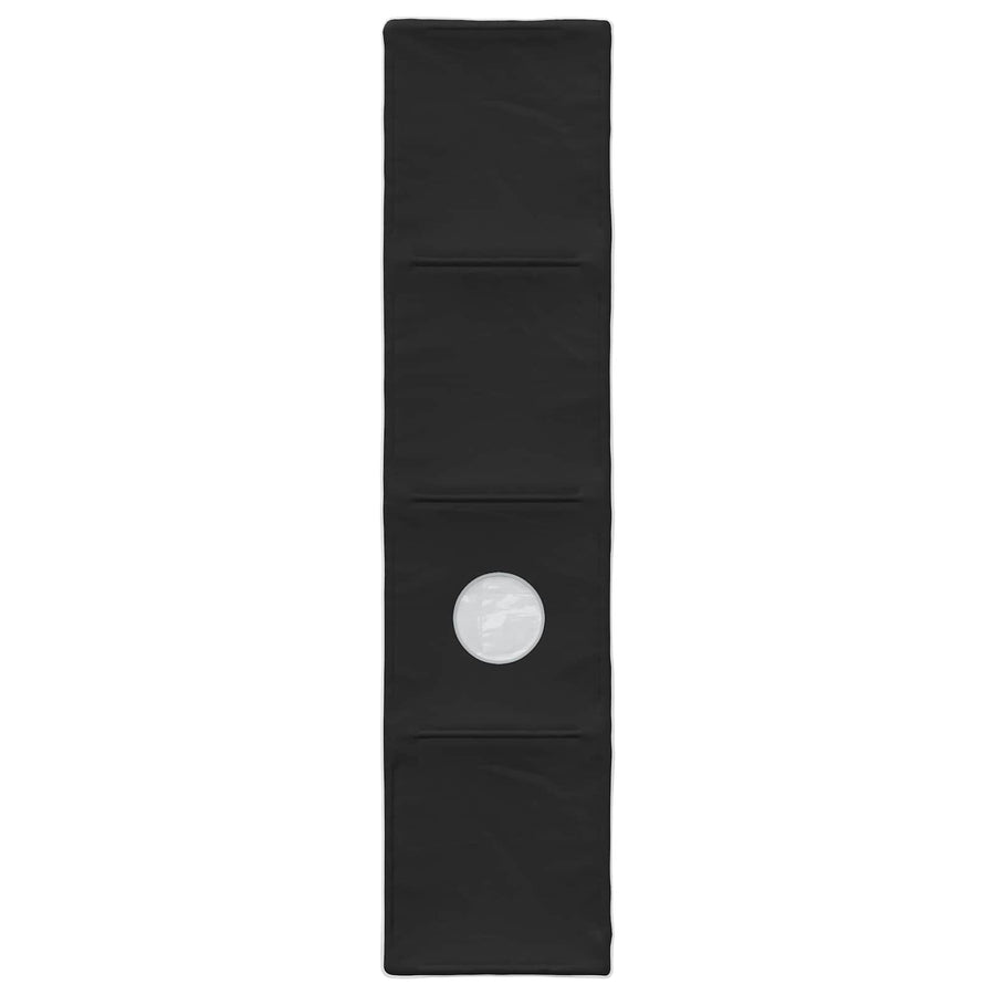 Bed met Tunnel 3 st Sonoma Eiken en Zwart Bewerkt hout