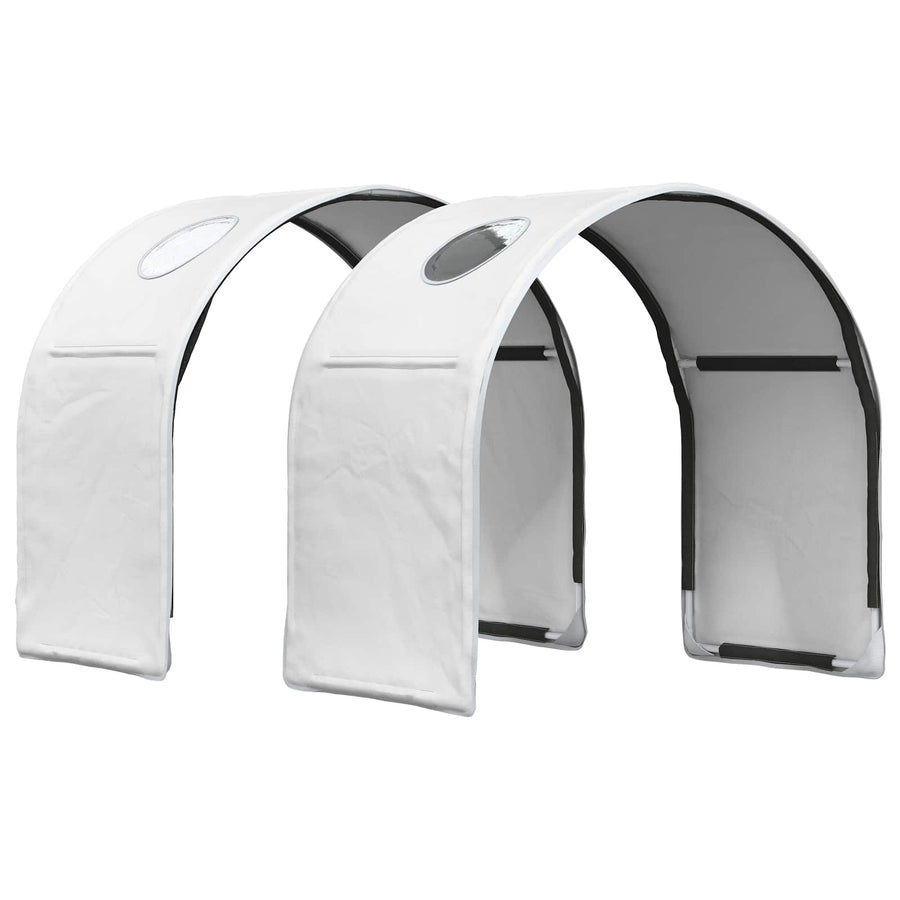 Bed met Tunnel 4 pcs Artisian Eik en Wit Bewerkt hout